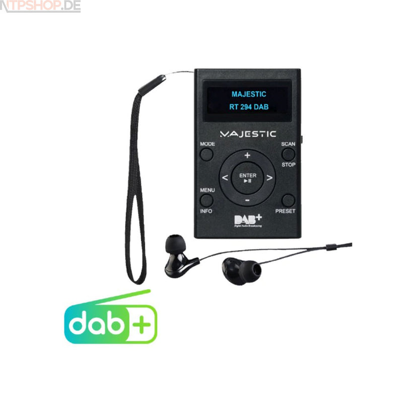 Laden Sie das Bild in Galerie -Viewer, Majestic 109294 RT 294 MP3 DAB Tragbares DAB Radio - New-Tech-Products GmbH NTP NTPShop.de www.ntpshop.de www.new-tech-products.de all4living Onlineshop Online Store Gadgets Elektrogeräte