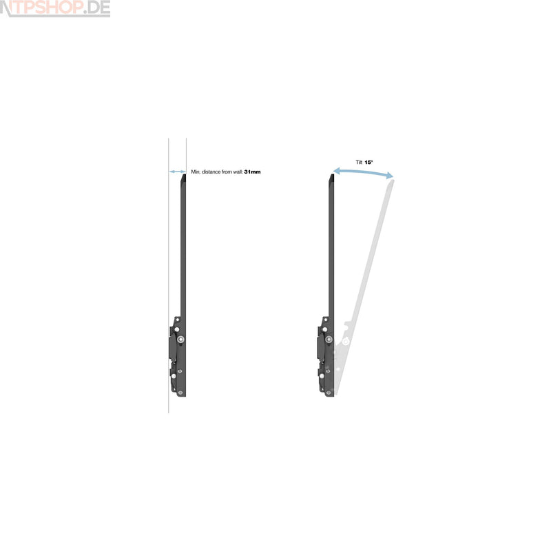 Laden Sie das Bild in Galerie -Viewer, Multibrackets 0988 M Universal Wallmount Tilt Air Medium Black - New-Tech-Products GmbH NTP NTPShop.de www.ntpshop.de www.new-tech-products.de all4living Onlineshop Online Store Gadgets Elektrogeräte