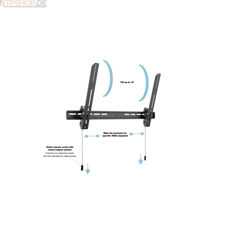 Laden Sie das Bild in Galerie -Viewer, Multibrackets 0995 M Universal Wallmount Tilt Air Large Black - New-Tech-Products GmbH NTP NTPShop.de www.ntpshop.de www.new-tech-products.de all4living Onlineshop Online Store Gadgets Elektrogeräte