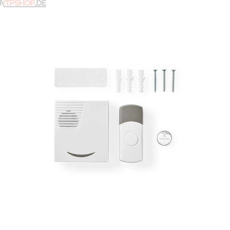 Laden Sie das Bild in Galerie -Viewer, Nedis DOORB211WT wireless Doorbell B-Ware (R1F3)