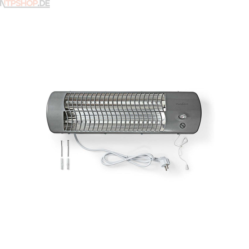 Laden Sie das Bild in Galerie -Viewer, Nedis HTBA10GY Bad-Schnellheizer 1200W 12m² Grau B-Ware (R1F3)