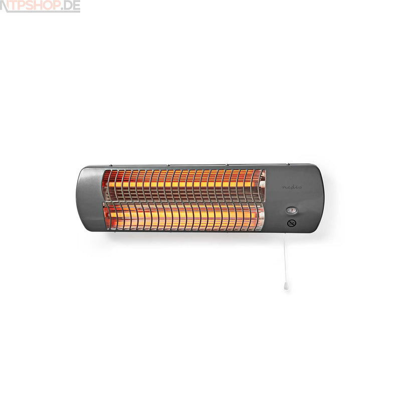 Laden Sie das Bild in Galerie -Viewer, Nedis HTBA10GY Bad-Schnellheizer 1200W 12m² Grau B-Ware (R1F3)