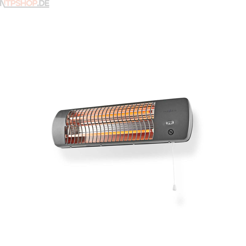 Laden Sie das Bild in Galerie -Viewer, Nedis HTBA10GY Bad-Schnellheizer 1200W 12m² Grau B-Ware (R1F3)
