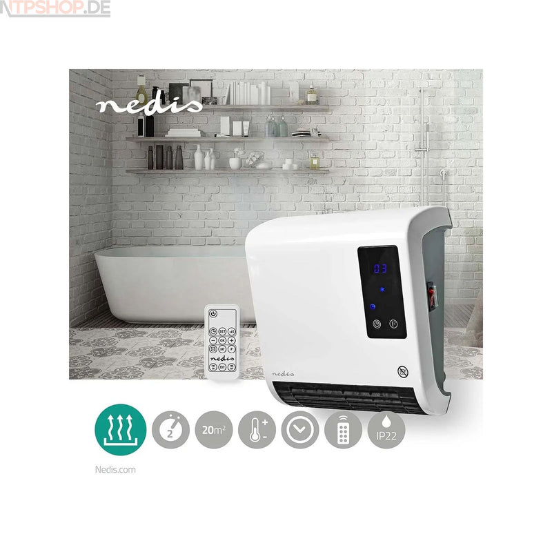 Laden Sie das Bild in Galerie -Viewer, Nedis HTBA20WT Badezimmer-Heizung B-Ware (R2F4)