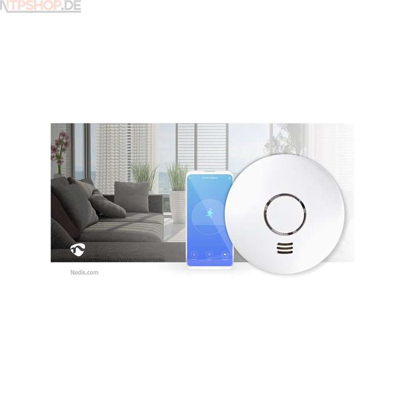 Laden Sie das Bild in Galerie -Viewer, Nedis WIFIDS10WT WLAN Smart-Rauchmelder B-Ware (R1K2)
