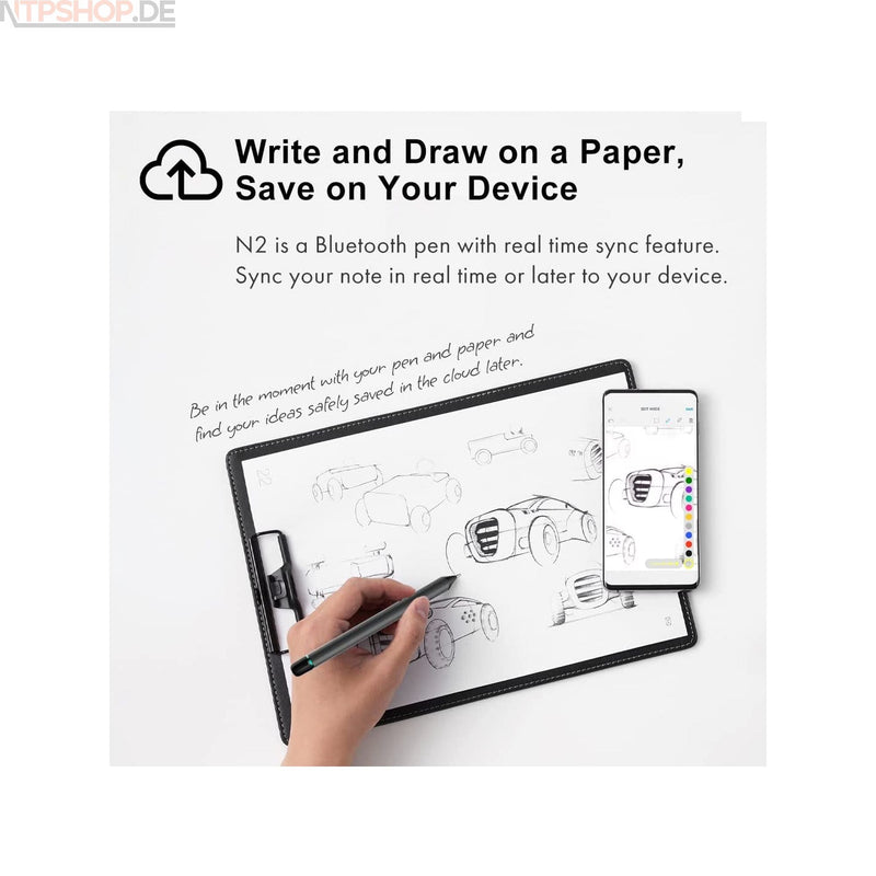 Laden Sie das Bild in Galerie -Viewer, NeoLAB Smartpen N2 NWP-F121-WH Weiß - New-Tech-Products GmbH NTP NTPShop.de www.ntpshop.de www.new-tech-products.de all4living Onlineshop Online Store Gadgets Elektrogeräte