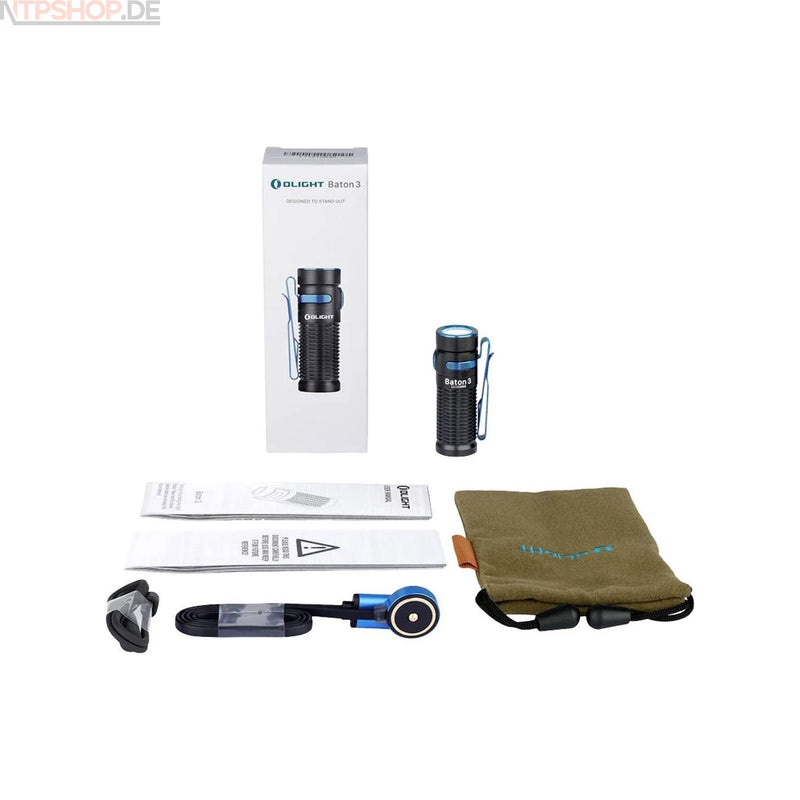 Laden Sie das Bild in Galerie -Viewer, OLight Baton 3 Premium LED Taschenlampe - New-Tech-Products GmbH NTP NTPShop.de www.ntpshop.de www.new-tech-products.de all4living Onlineshop Online Store Gadgets Elektrogeräte