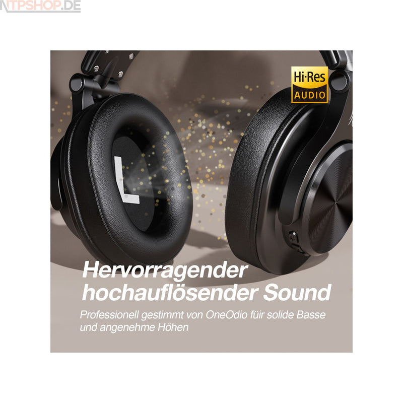 Laden Sie das Bild in Galerie -Viewer, OneOdio A70 Bluetooth Kopfhörer mit 6,35 & 3,5 mm Klinkenanschluss und Noise Cancelling