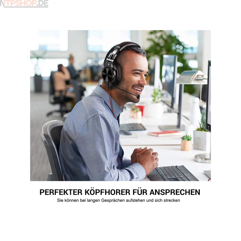 Laden Sie das Bild in Galerie -Viewer, OneOdio A71M Schwarz Kopfhörer