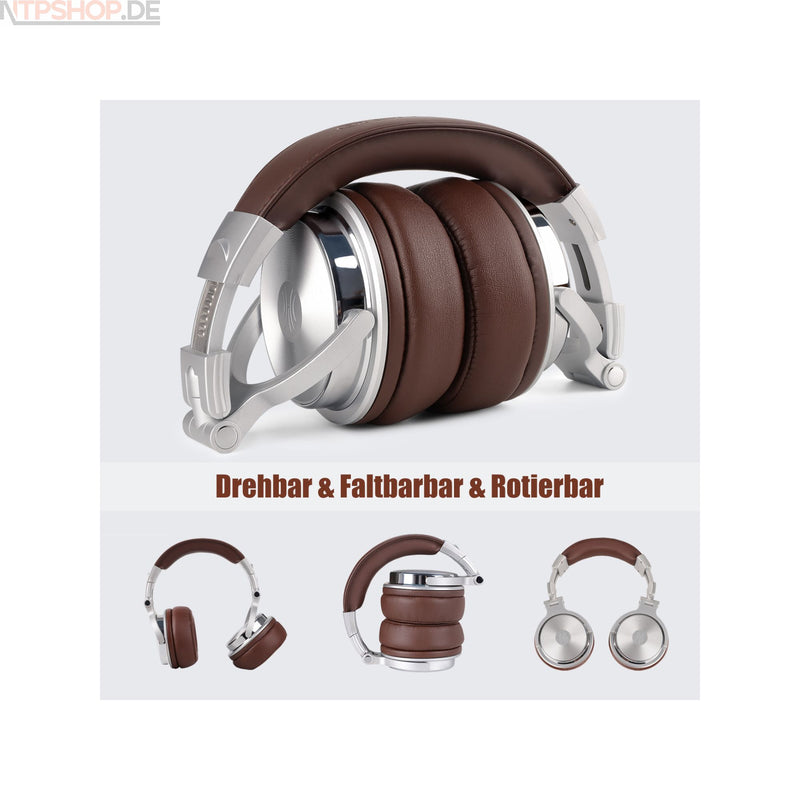 Laden Sie das Bild in Galerie -Viewer, OneOdio Pro 40 silber-braun Kopfhörer
