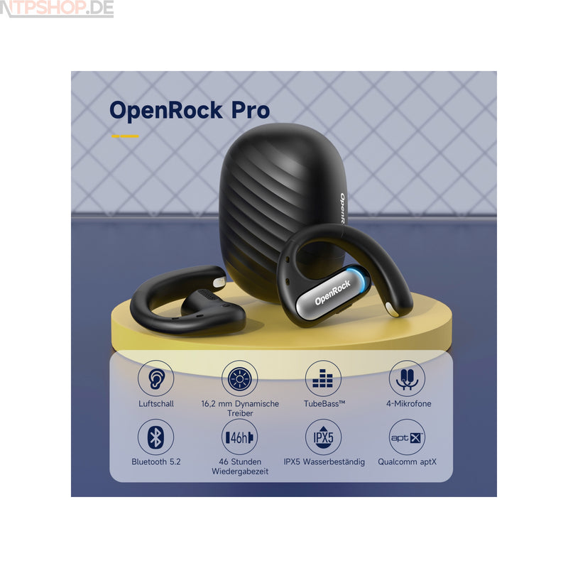 Laden Sie das Bild in Galerie -Viewer, OneOdio OpenRock Pro Ear Air Conduction Kopfhörer - New-Tech-Products GmbH NTP NTPShop.de www.ntpshop.de www.new-tech-products.de all4living Onlineshop Online Store Gadgets Elektrogeräte