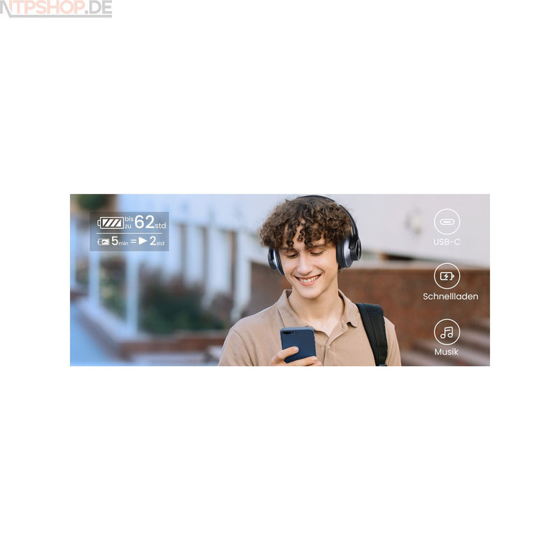 Laden Sie das Bild in Galerie -Viewer, Oneodio A10 Kopfhörer ANC Bluetooth 5.1 B-Ware (R1F2)