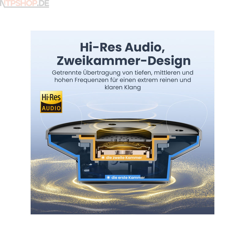 Laden Sie das Bild in Galerie -Viewer, Oneodio A10 Kopfhörer ANC Bluetooth 5.1