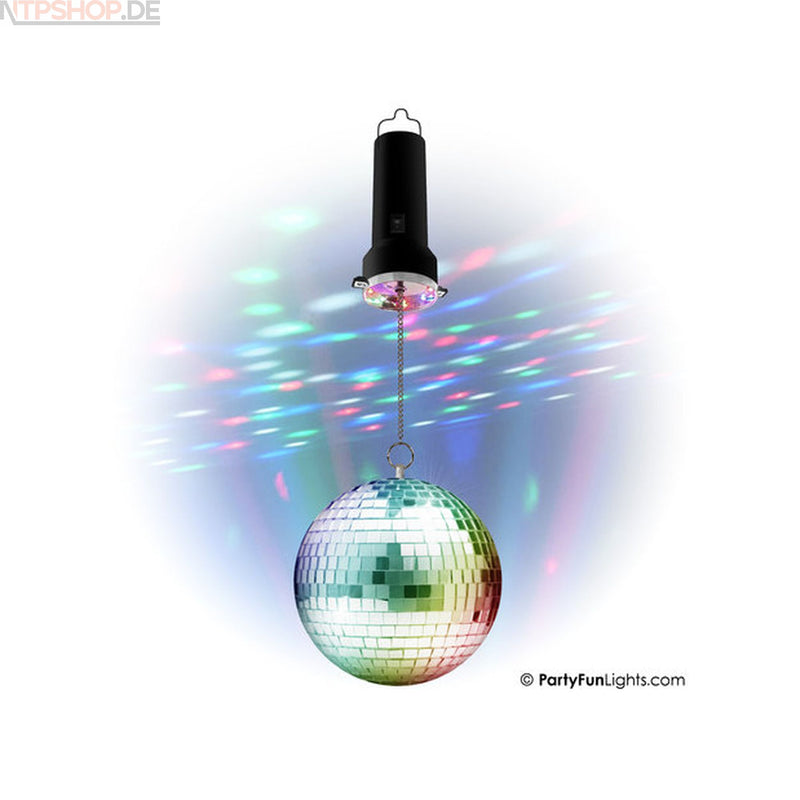 Laden Sie das Bild in Galerie -Viewer, PartyFunLights Rotierende Spiegelkugel Party Set