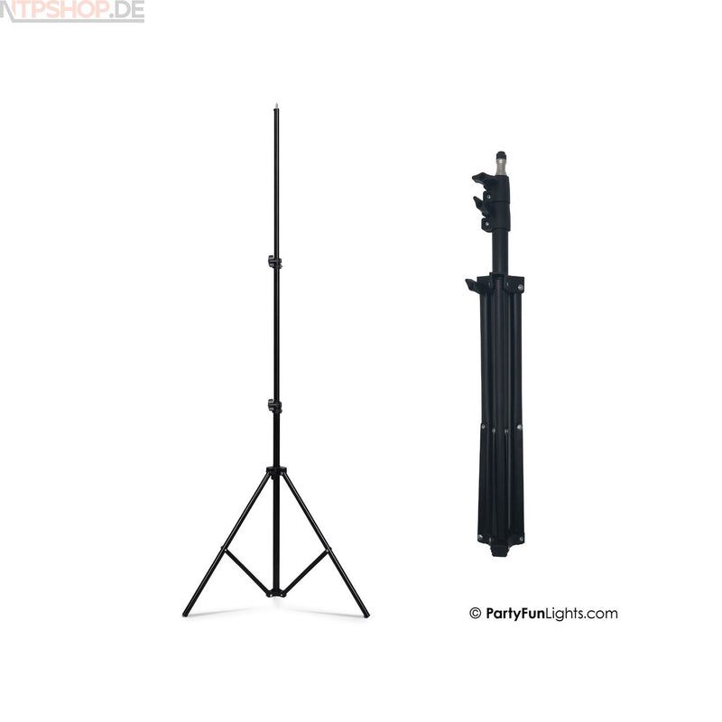 Laden Sie das Bild in Galerie -Viewer, PartyFunLights 86496 Selfie Ring Light Tripod - Max Height 210 cm