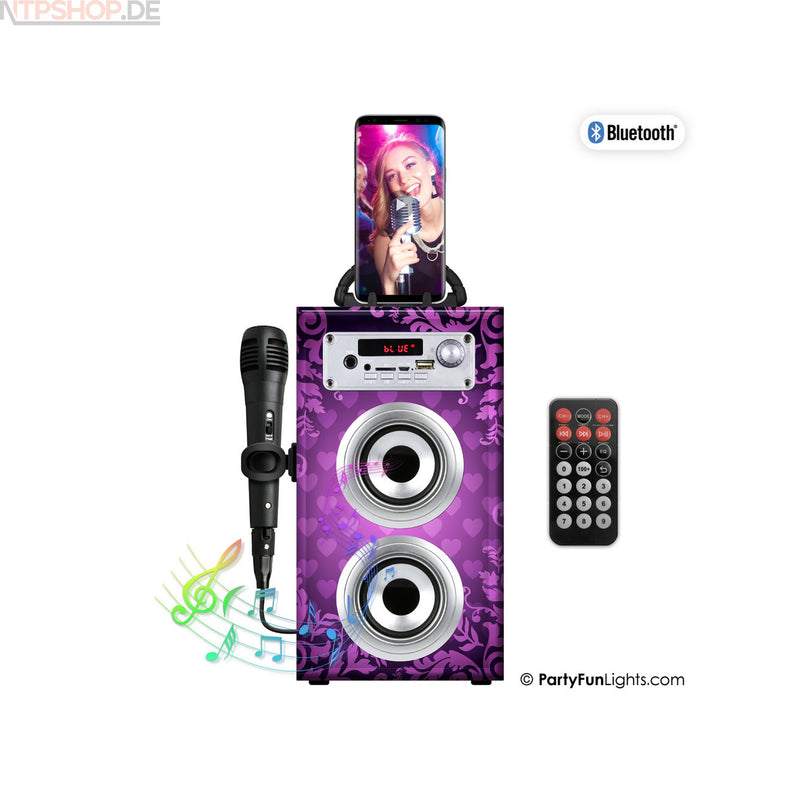 Laden Sie das Bild in Galerie -Viewer, PartyFunLights Karaoke Party Lautsprecher mit Bluetooth - New-Tech-Products GmbH NTP NTPShop.de www.ntpshop.de www.new-tech-products.de all4living Onlineshop Online Store Gadgets Elektrogeräte