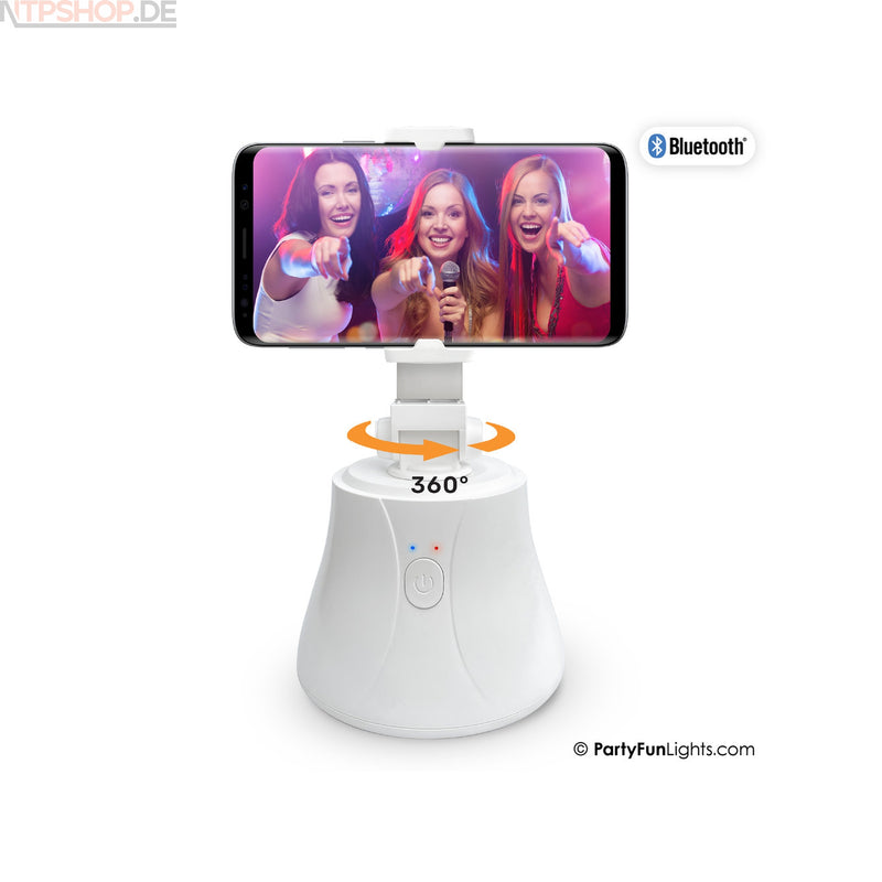 Laden Sie das Bild in Galerie -Viewer, PartyFunLights Smart Tracking Telefonhalterung mit 360° Kamera-Assistent - New-Tech-Products GmbH NTP NTPShop.de www.ntpshop.de www.new-tech-products.de all4living Onlineshop Online Store Gadgets Elektrogeräte