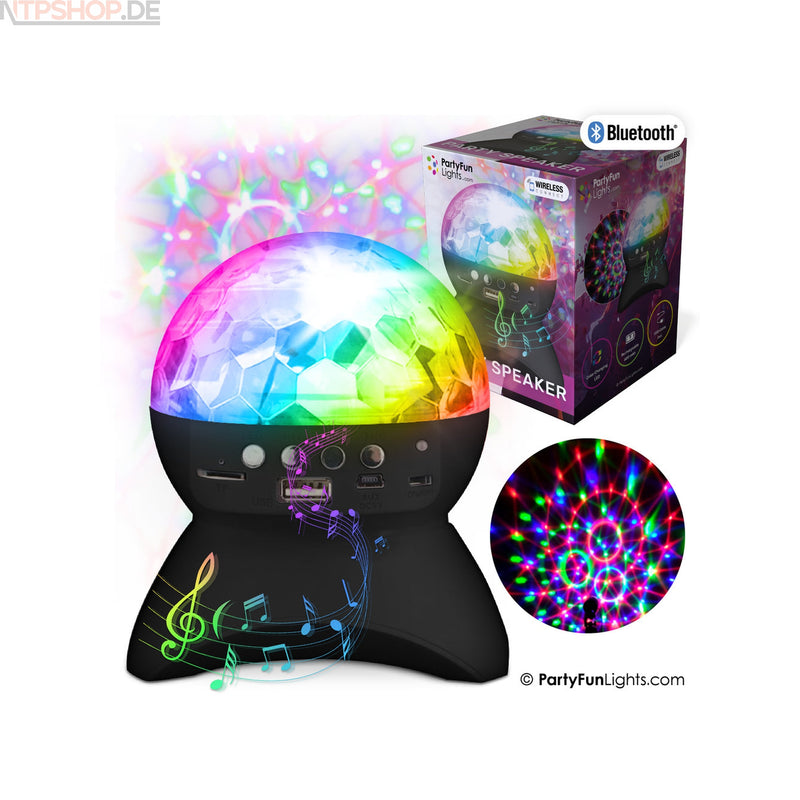 Laden Sie das Bild in Galerie -Viewer, PartyFunLights Bluetooth Partylautsprecher mit Lichteffekten - New-Tech-Products GmbH NTP NTPShop.de www.ntpshop.de www.new-tech-products.de all4living Onlineshop Online Store Gadgets Elektrogeräte