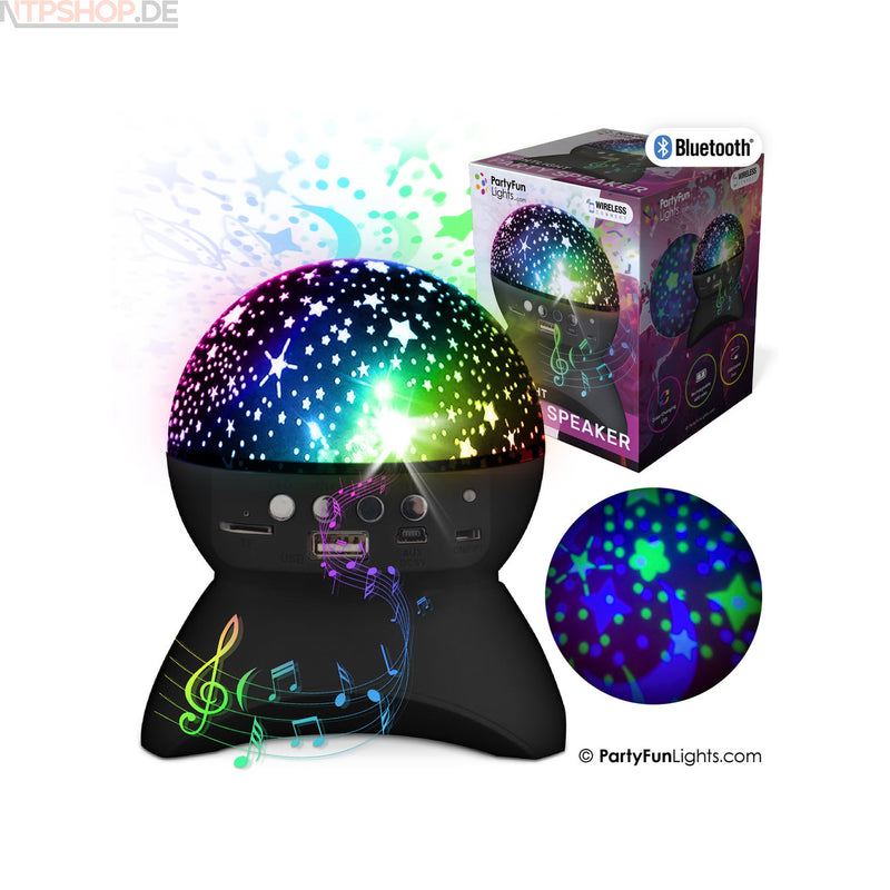 Laden Sie das Bild in Galerie -Viewer, PartyFunLights Bluetooth-Partylautsprecher mit Nachtlichteffekten - New-Tech-Products GmbH NTP NTPShop.de www.ntpshop.de www.new-tech-products.de all4living Onlineshop Online Store Gadgets Elektrogeräte