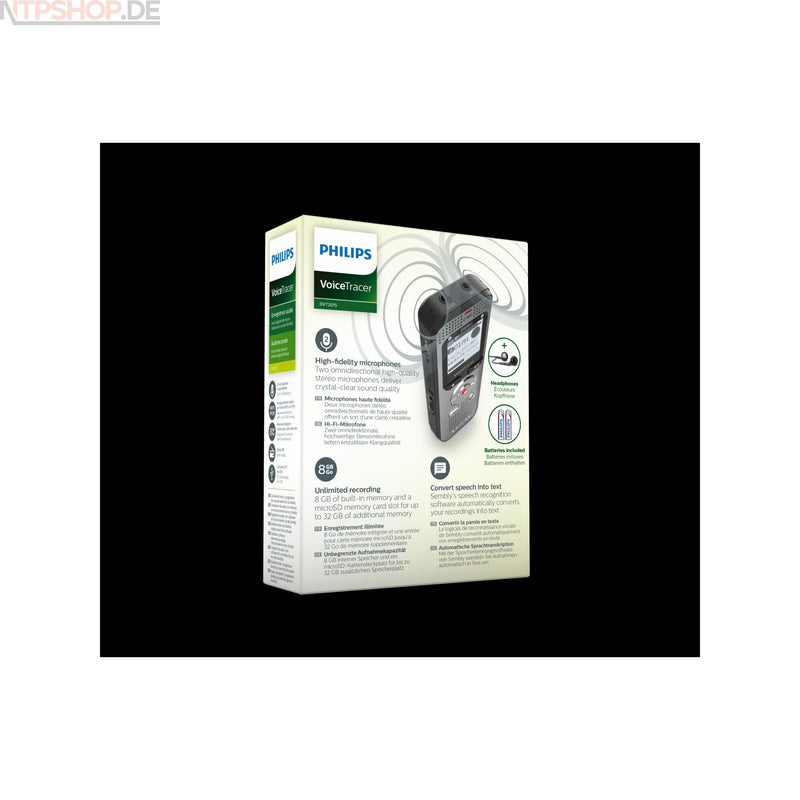 Laden Sie das Bild in Galerie -Viewer, Philips DVT2015 SPEECH-TO-TEXT Diktiergerät B-Ware (R1K4)