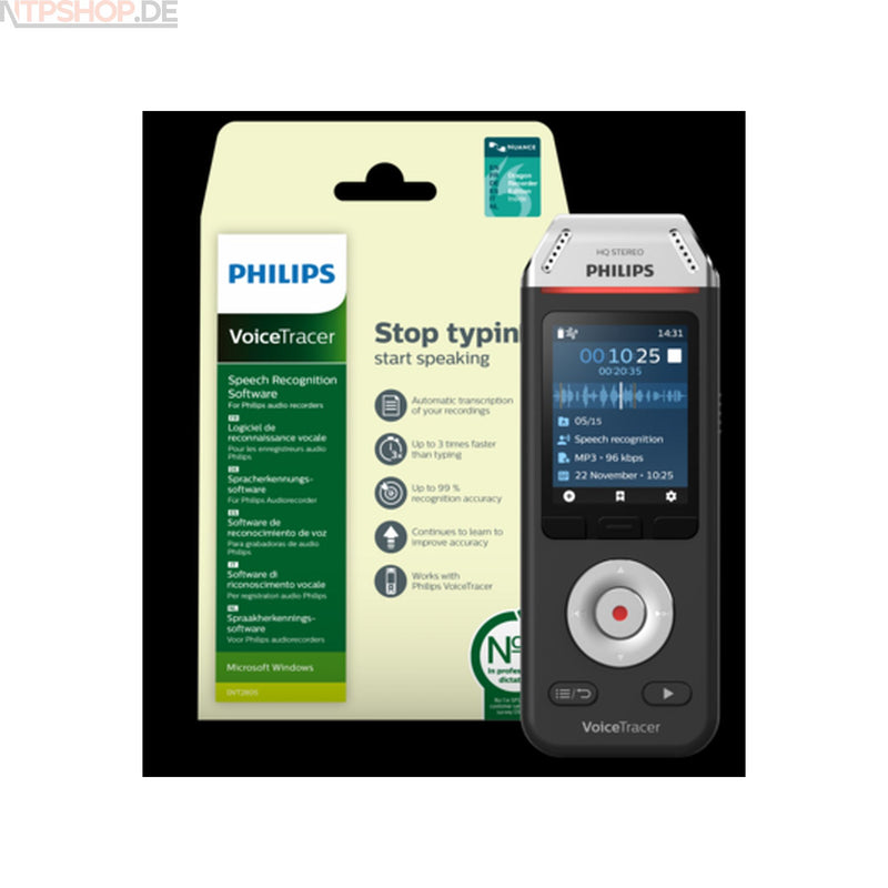 Laden Sie das Bild in Galerie -Viewer, Philips DVT-2810 Audio Recorder B-Ware (F1K4)