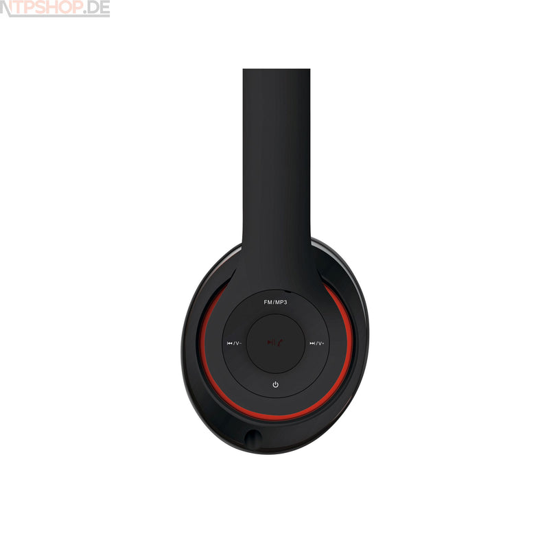 Laden Sie das Bild in Galerie -Viewer, Platinet FH0916B faltbarer Bluetoothkopfhörer schwarz/schwarz B-Ware (R1F3)