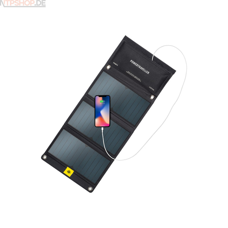 Laden Sie das Bild in Galerie -Viewer, Powertraveller FALCON 21 faltbares Multi-Voltage-Solarpanel PTL-FLS021 B-Ware (R2F2)