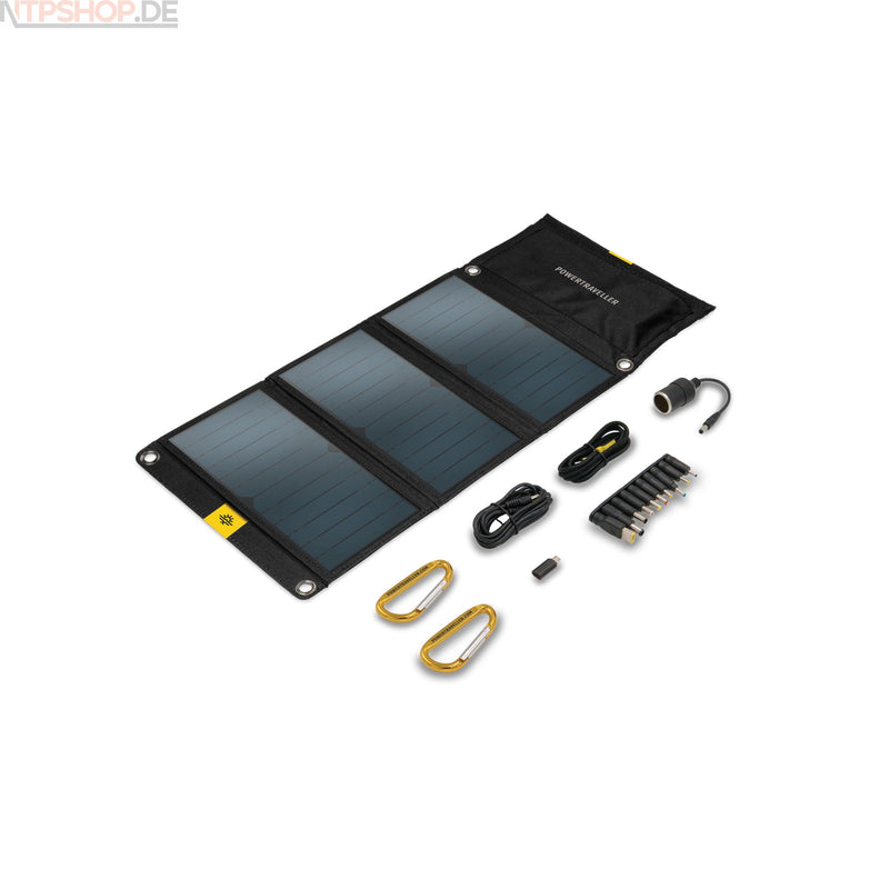 Laden Sie das Bild in Galerie -Viewer, Powertraveller FALCON 21 faltbares Multi-Voltage-Solarpanel PTL-FLS021 B-Ware (R2F2)