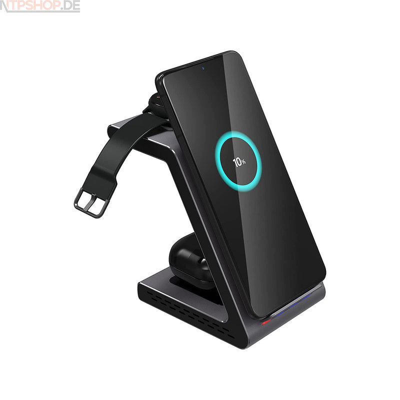 Laden Sie das Bild in Galerie -Viewer, Prestigio PCS109 SG ReVolt A9 Kabellose Ladestation Kompatibel mit Samsung-Produkten - New-Tech-Products GmbH NTP NTPShop.de www.ntpshop.de www.new-tech-products.de all4living Onlineshop Online Store Gadgets Elektrogeräte