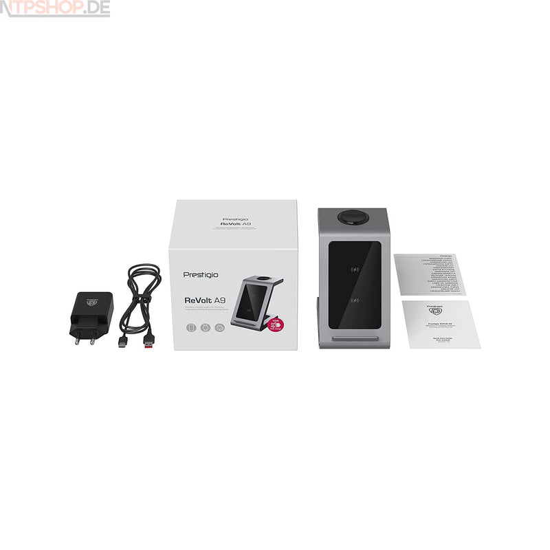 Laden Sie das Bild in Galerie -Viewer, Prestigio PCS109 SG ReVolt A9 Kabellose Ladestation Kompatibel mit Samsung-Produkten - New-Tech-Products GmbH NTP NTPShop.de www.ntpshop.de www.new-tech-products.de all4living Onlineshop Online Store Gadgets Elektrogeräte