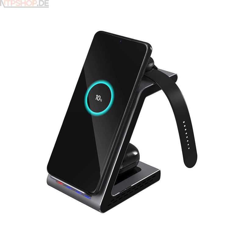 Laden Sie das Bild in Galerie -Viewer, Prestigio PCS109 SG ReVolt A9 Kabellose Ladestation Kompatibel mit Samsung-Produkten - New-Tech-Products GmbH NTP NTPShop.de www.ntpshop.de www.new-tech-products.de all4living Onlineshop Online Store Gadgets Elektrogeräte