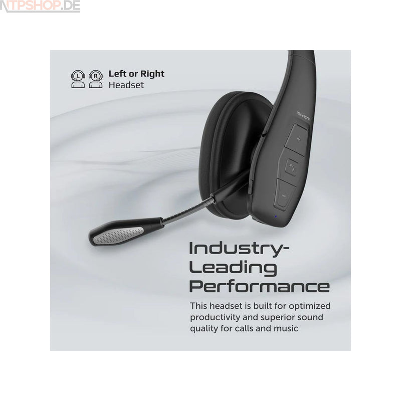 Laden Sie das Bild in Galerie -Viewer, Promate Engage-Pro Wireless Headset - New-Tech-Products GmbH NTP NTPShop.de www.ntpshop.de www.new-tech-products.de all4living Onlineshop Online Store Gadgets Elektrogeräte
