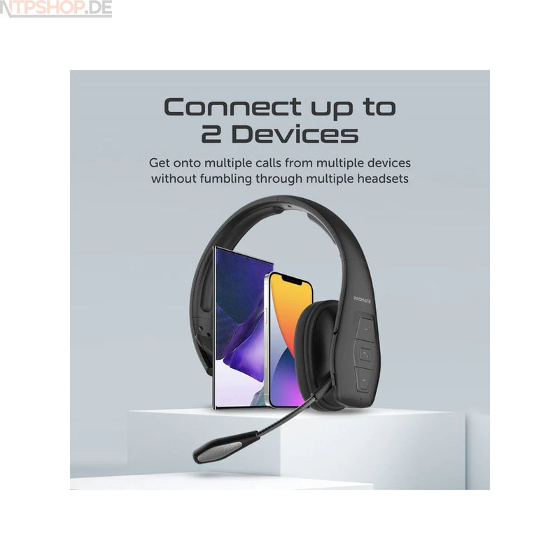 Laden Sie das Bild in Galerie -Viewer, Promate Engage-Pro Wireless Headset - New-Tech-Products GmbH NTP NTPShop.de www.ntpshop.de www.new-tech-products.de all4living Onlineshop Online Store Gadgets Elektrogeräte
