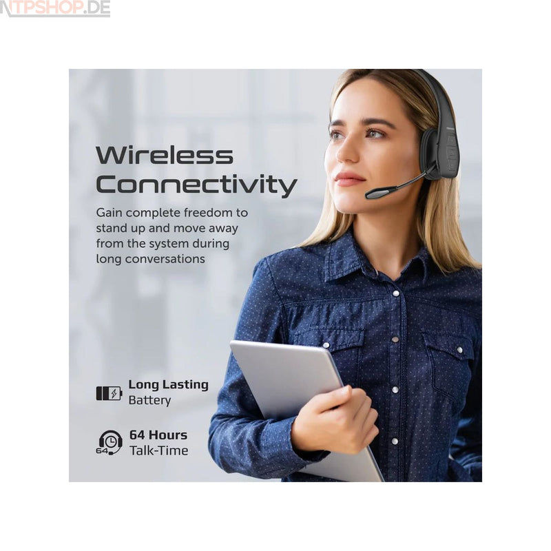 Laden Sie das Bild in Galerie -Viewer, Promate Engage-Pro Wireless Headset - New-Tech-Products GmbH NTP NTPShop.de www.ntpshop.de www.new-tech-products.de all4living Onlineshop Online Store Gadgets Elektrogeräte