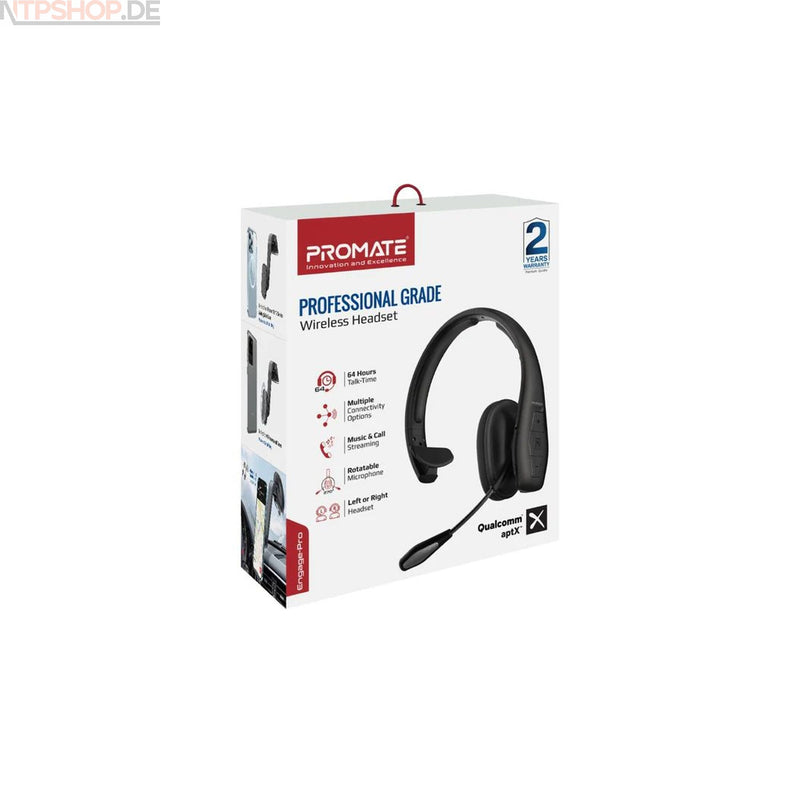 Laden Sie das Bild in Galerie -Viewer, Promate Engage-Pro Wireless Headset - New-Tech-Products GmbH NTP NTPShop.de www.ntpshop.de www.new-tech-products.de all4living Onlineshop Online Store Gadgets Elektrogeräte