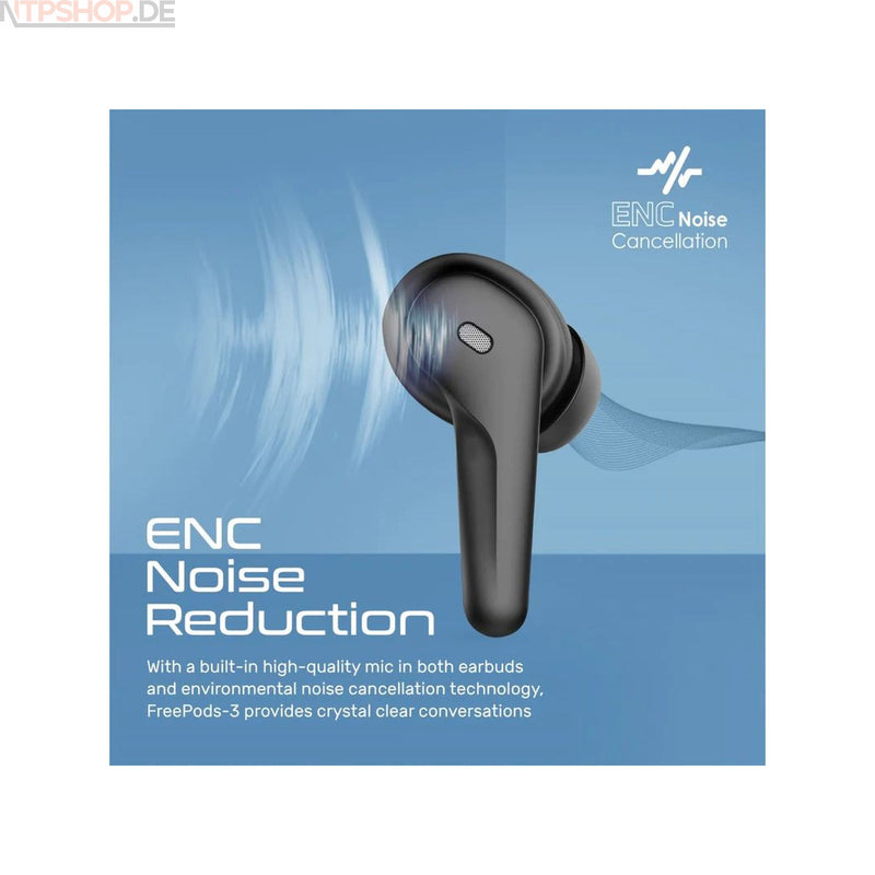 Laden Sie das Bild in Galerie -Viewer, Promate FreePods-3 High Definition ENC Earphones With IntelliTouch Kopfhörer - New-Tech-Products GmbH NTP NTPShop.de www.ntpshop.de www.new-tech-products.de all4living Onlineshop Online Store Gadgets Elektrogeräte