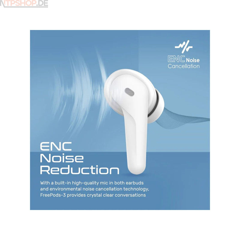 Laden Sie das Bild in Galerie -Viewer, Promate FreePods-3 High Definition ENC Earphones With IntelliTouch Kopfhörer - New-Tech-Products GmbH NTP NTPShop.de www.ntpshop.de www.new-tech-products.de all4living Onlineshop Online Store Gadgets Elektrogeräte