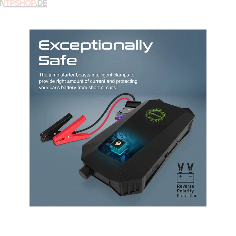 Laden Sie das Bild in Galerie -Viewer, Promate HexaBolt-20 1500A/12V High Capacity Jump Starter Power Bank - New-Tech-Products GmbH NTP NTPShop.de www.ntpshop.de www.new-tech-products.de all4living Onlineshop Online Store Gadgets Elektrogeräte