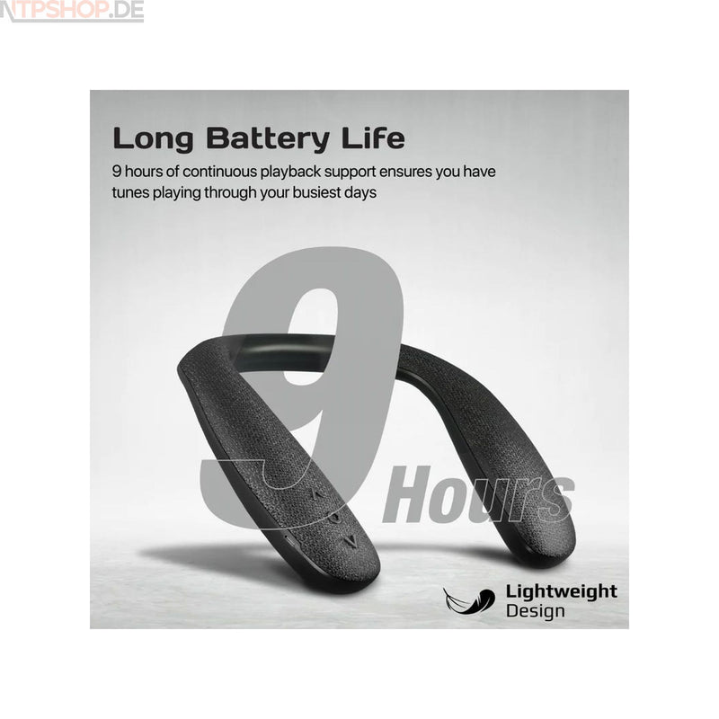 Laden Sie das Bild in Galerie -Viewer, Promate Hook Dynamic Stereo Wearable Neckband Wireless Speaker Lautsprecher - New-Tech-Products GmbH NTP NTPShop.de www.ntpshop.de www.new-tech-products.de all4living Onlineshop Online Store Gadgets Elektrogeräte