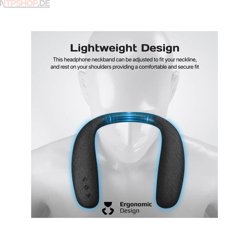 Laden Sie das Bild in Galerie -Viewer, Promate Hook Dynamic Stereo Wearable Neckband Wireless Speaker Lautsprecher - New-Tech-Products GmbH NTP NTPShop.de www.ntpshop.de www.new-tech-products.de all4living Onlineshop Online Store Gadgets Elektrogeräte