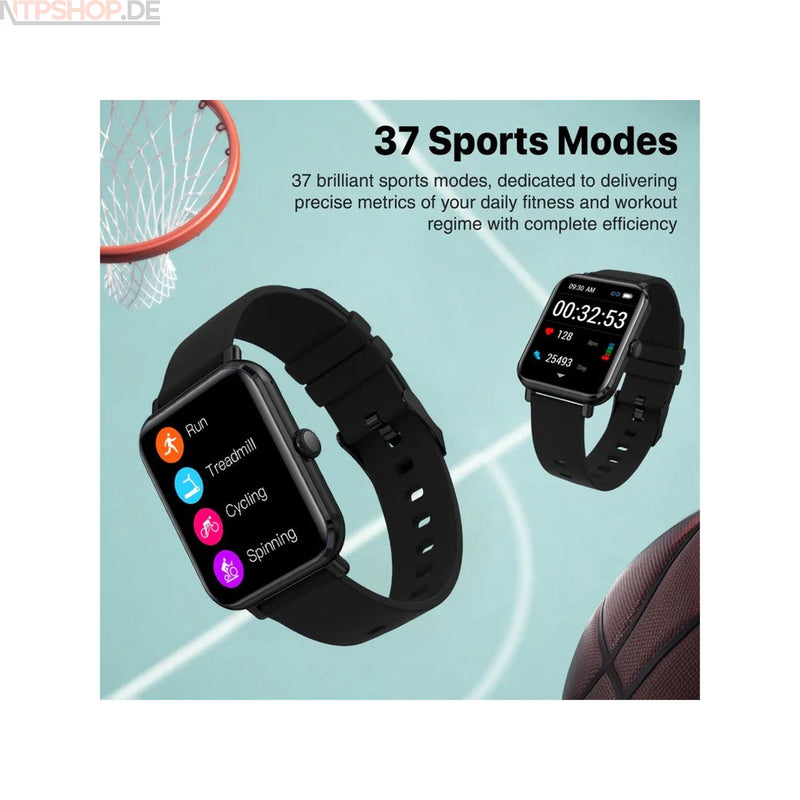 Laden Sie das Bild in Galerie -Viewer, Promate ProWatch-M18 Black Smartwatch - New-Tech-Products GmbH NTP NTPShop.de www.ntpshop.de www.new-tech-products.de all4living Onlineshop Online Store Gadgets Elektrogeräte
