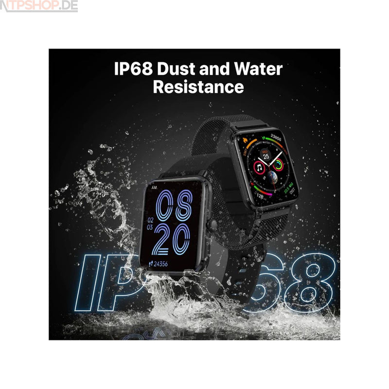Laden Sie das Bild in Galerie -Viewer, Promate ProWatch-M18 Black Smartwatch - New-Tech-Products GmbH NTP NTPShop.de www.ntpshop.de www.new-tech-products.de all4living Onlineshop Online Store Gadgets Elektrogeräte