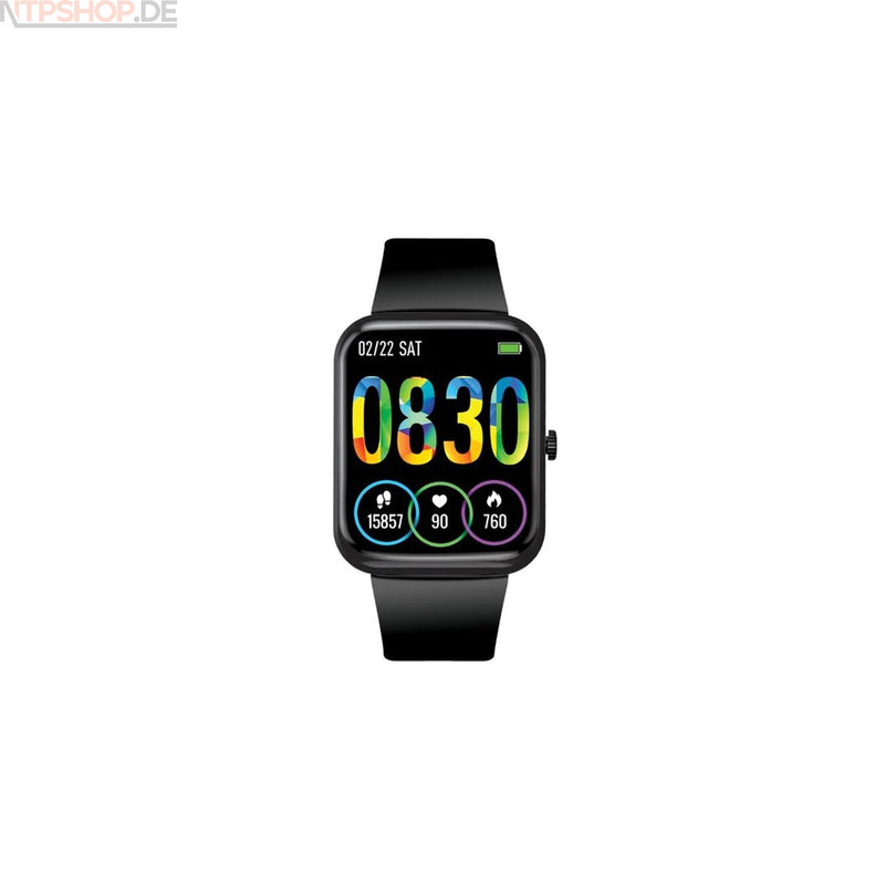 Laden Sie das Bild in Galerie -Viewer, Promate XWatch-B18 Black Smartwatch - New-Tech-Products GmbH NTP NTPShop.de www.ntpshop.de www.new-tech-products.de all4living Onlineshop Online Store Gadgets Elektrogeräte