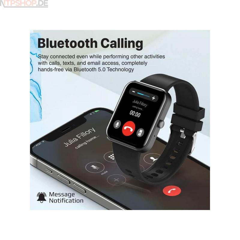 Laden Sie das Bild in Galerie -Viewer, Promate XWatch-B18 Black Smartwatch - New-Tech-Products GmbH NTP NTPShop.de www.ntpshop.de www.new-tech-products.de all4living Onlineshop Online Store Gadgets Elektrogeräte