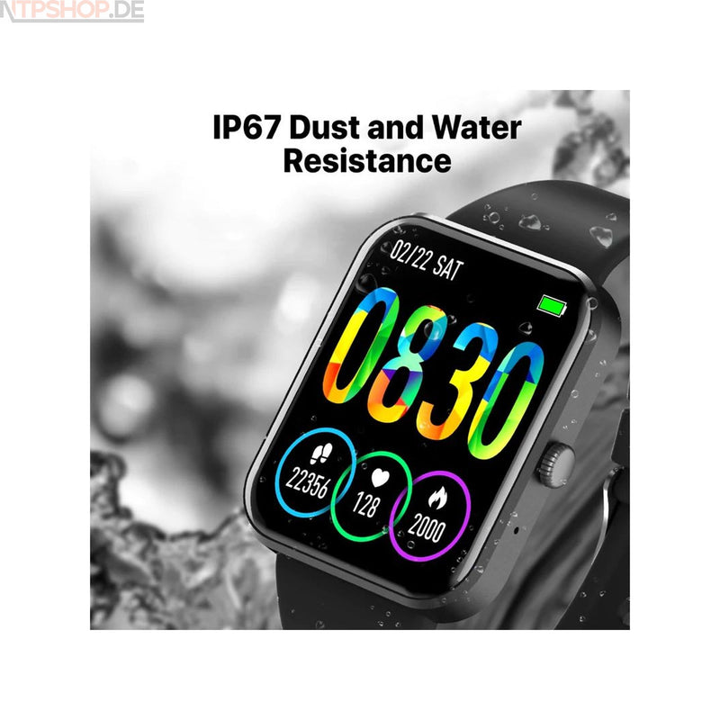 Laden Sie das Bild in Galerie -Viewer, Promate XWatch-B18 Black Smartwatch - New-Tech-Products GmbH NTP NTPShop.de www.ntpshop.de www.new-tech-products.de all4living Onlineshop Online Store Gadgets Elektrogeräte
