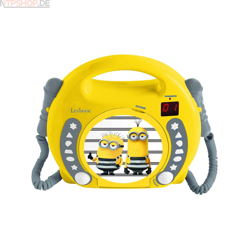 Laden Sie das Bild in Galerie -Viewer, Lexibook RCDK100DES CD-Player mit Karaokefunktion im Ich-Einfach Unverbesserlich Design