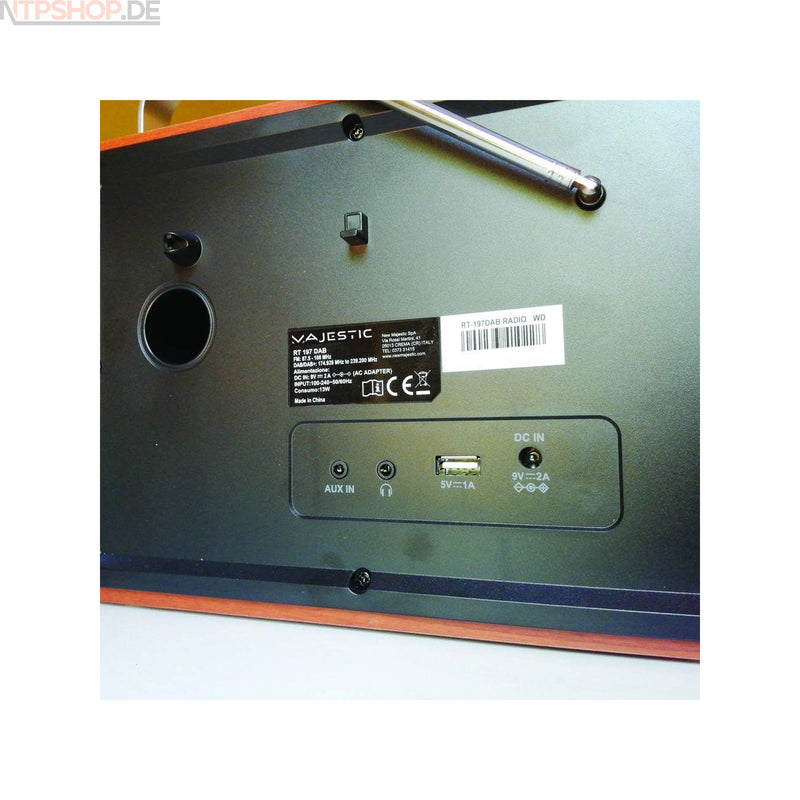 Laden Sie das Bild in Galerie -Viewer, Majestic RT 197 DAB / DAB+ und FM Radio mit Bluetooth, Wecker und USB Auflade Funktion
