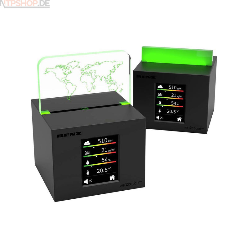 Laden Sie das Bild in Galerie -Viewer, Renz Luftgütesensor Air2Color Pro Luftqualitätsmesser mit Ampelsystem - New-Tech-Products GmbH NTP NTPShop.de www.ntpshop.de www.new-tech-products.de all4living Onlineshop Online Store Gadgets Elektrogeräte