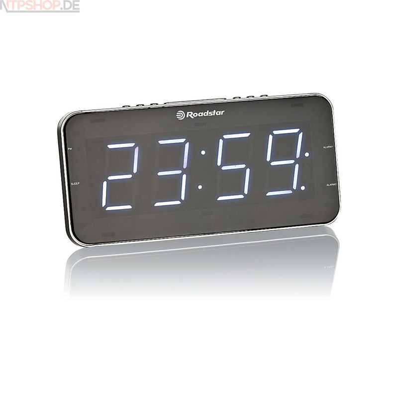 Laden Sie das Bild in Galerie -Viewer, Roadstar CLR-2615 Radiowecker mit extra großem Display B-Ware (R2F1)