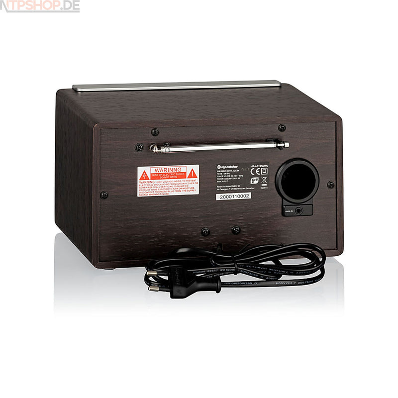 Laden Sie das Bild in Galerie -Viewer, Roadstar HRA-1245NWD Vintage Style Radio (FM-Radio, Aux-In) B-Ware (R2F1)